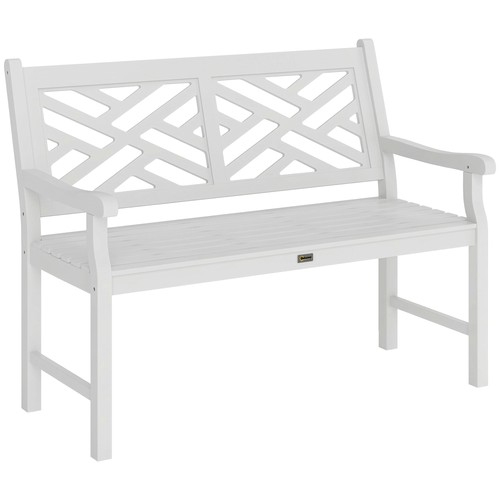 Wooden garden bench - garden,